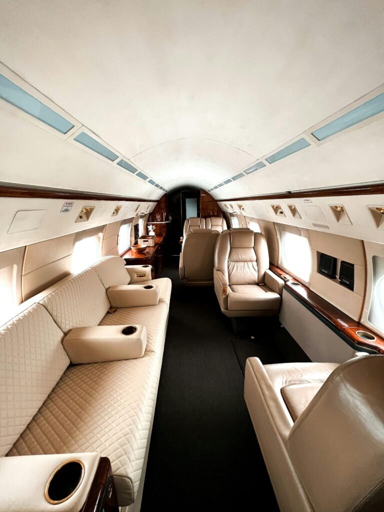 pexels-photo-14914172-14914172 Experience lavish comfort with this elegant private jet interior featuring plush seating and fine craftsmanship.